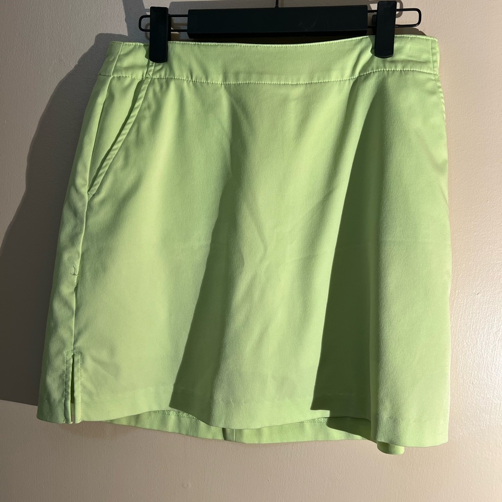 Women’s Lady Hagen Neon Green Athletic Golf Tennis Skort Size 4